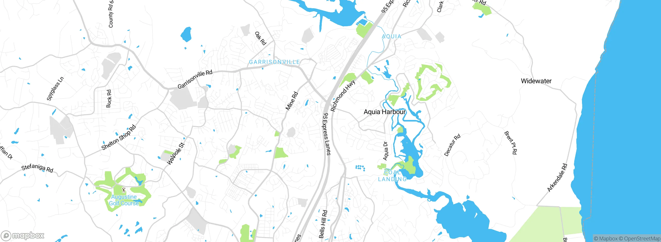 Map showing approximate location