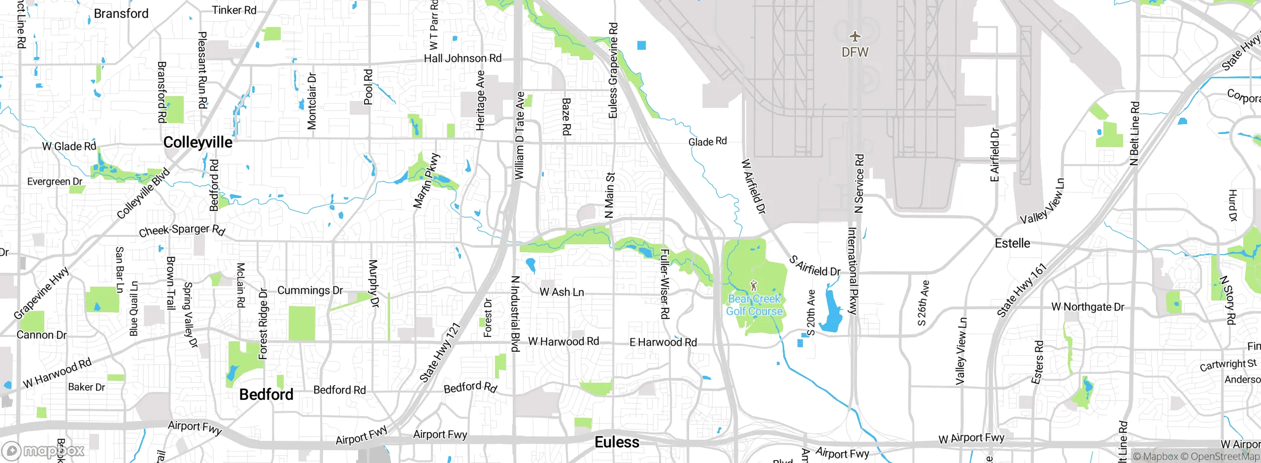 Map showing approximate location