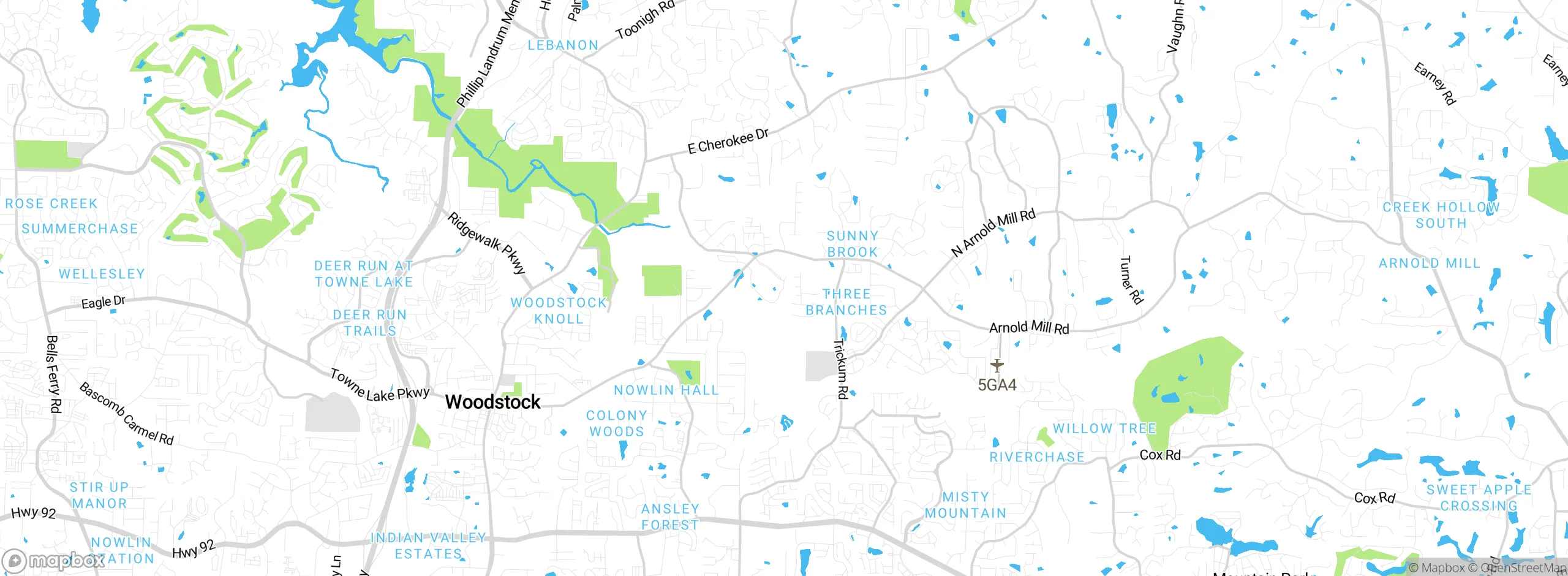 Map showing approximate location