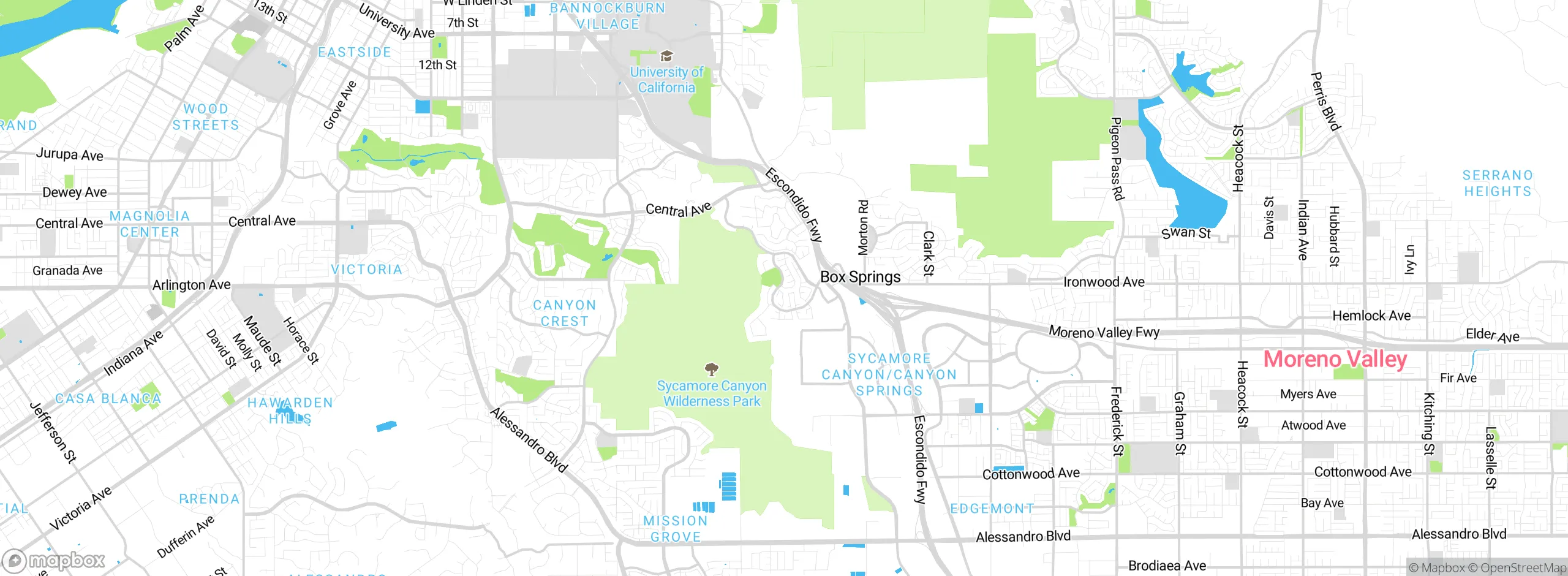 Map showing approximate location