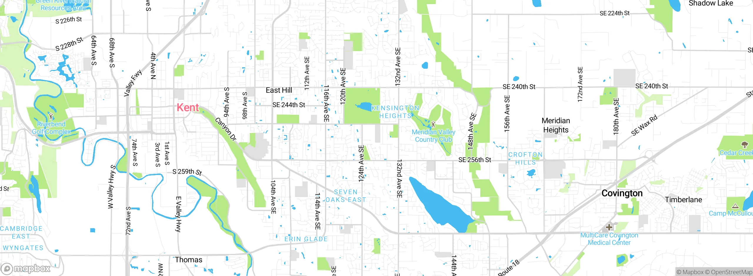 Map showing approximate location