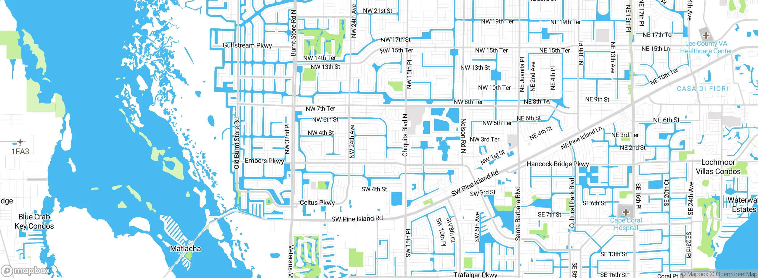 Map showing approximate location