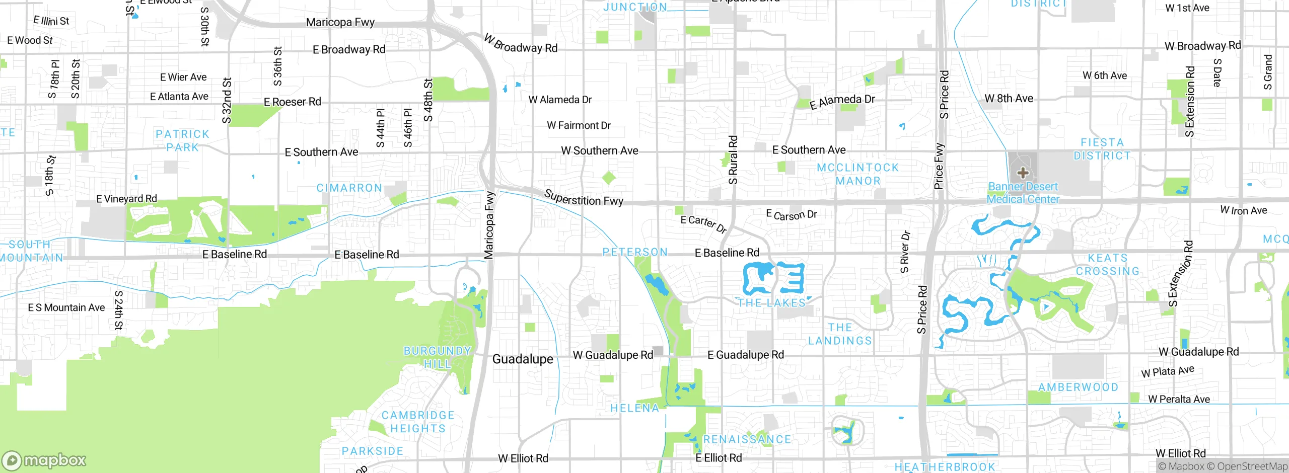 Map showing approximate location