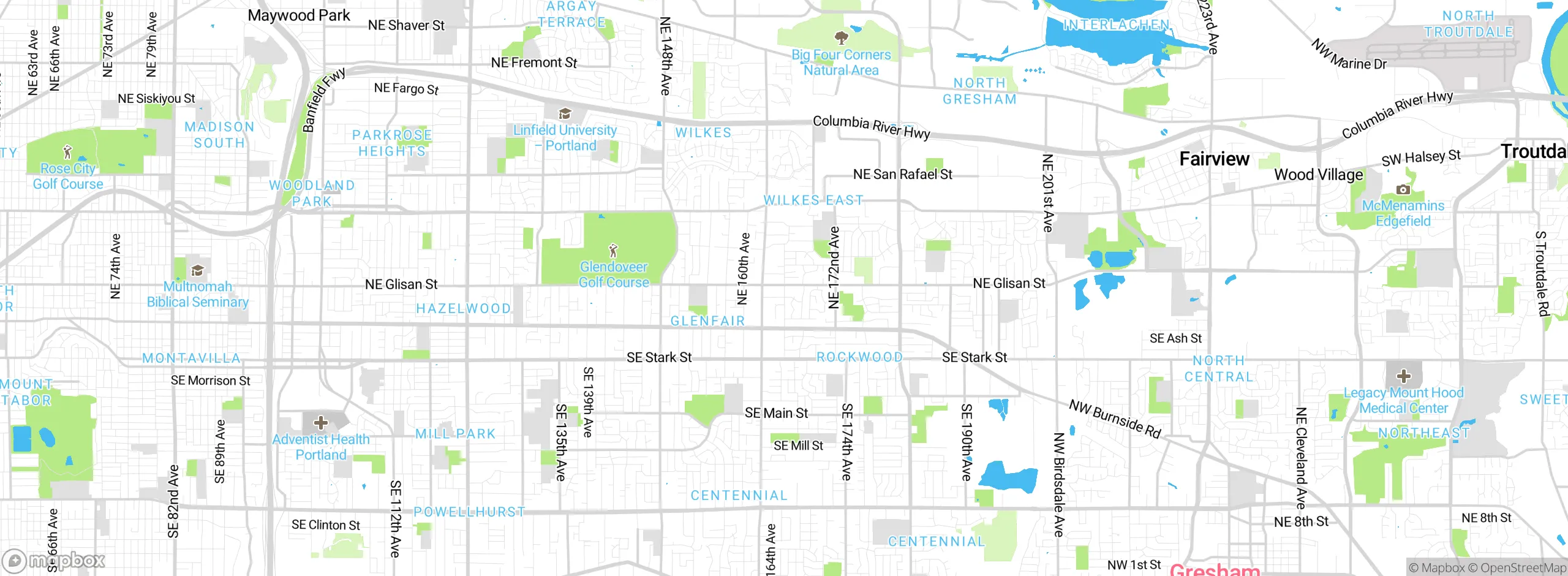 Map showing approximate location