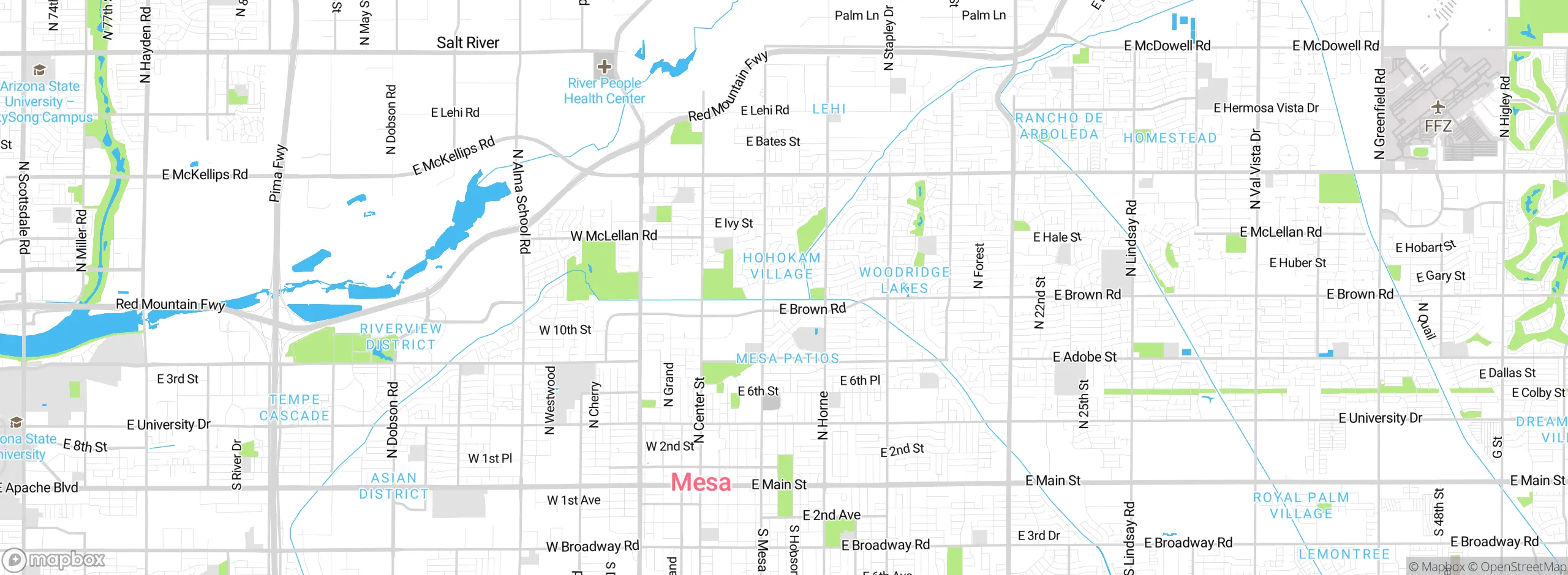Map showing approximate location