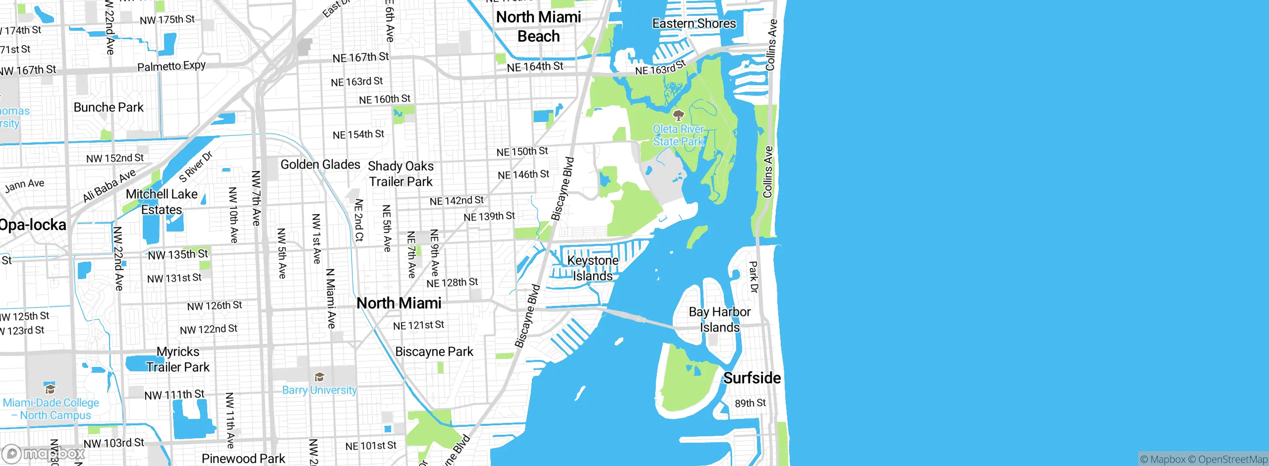 Map showing approximate location
