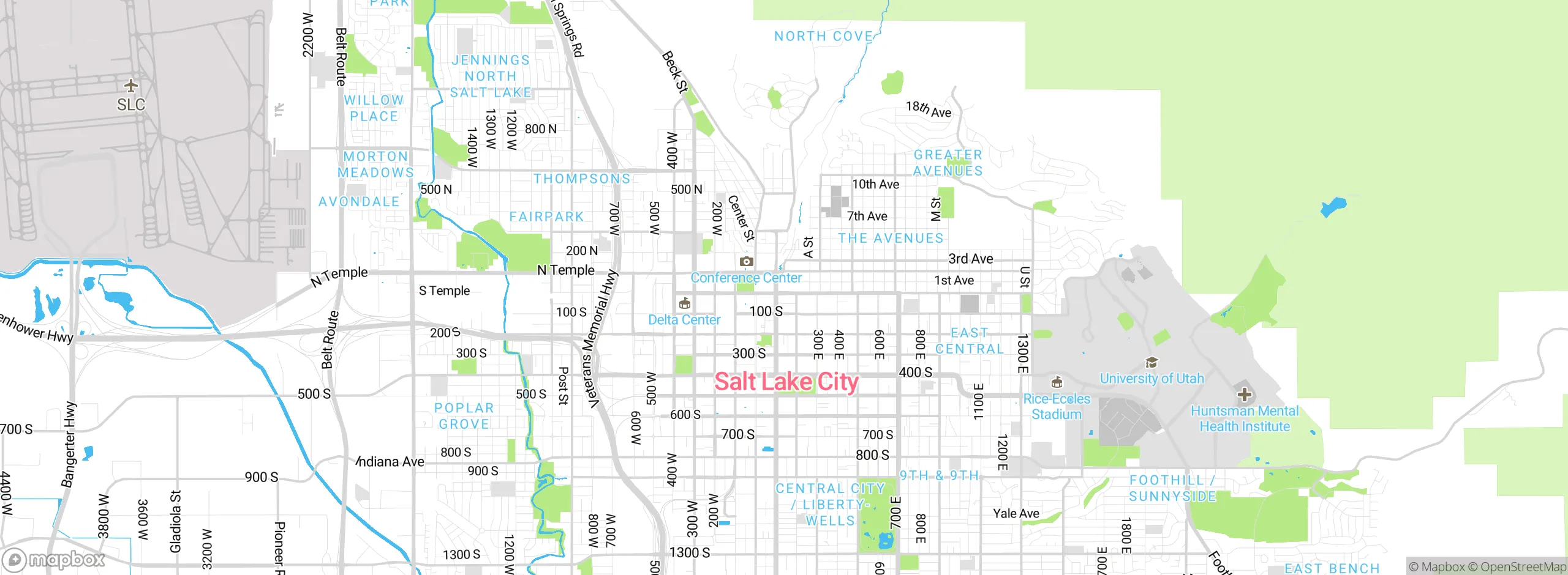 Map showing approximate location