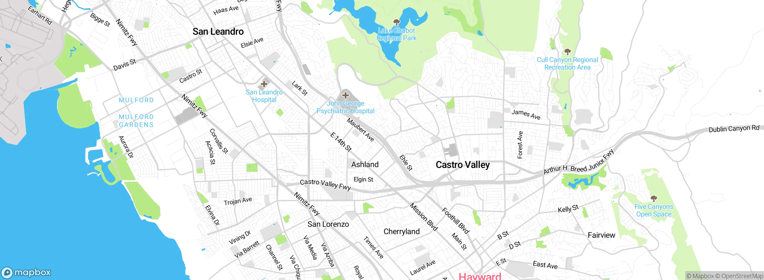 Map showing approximate location