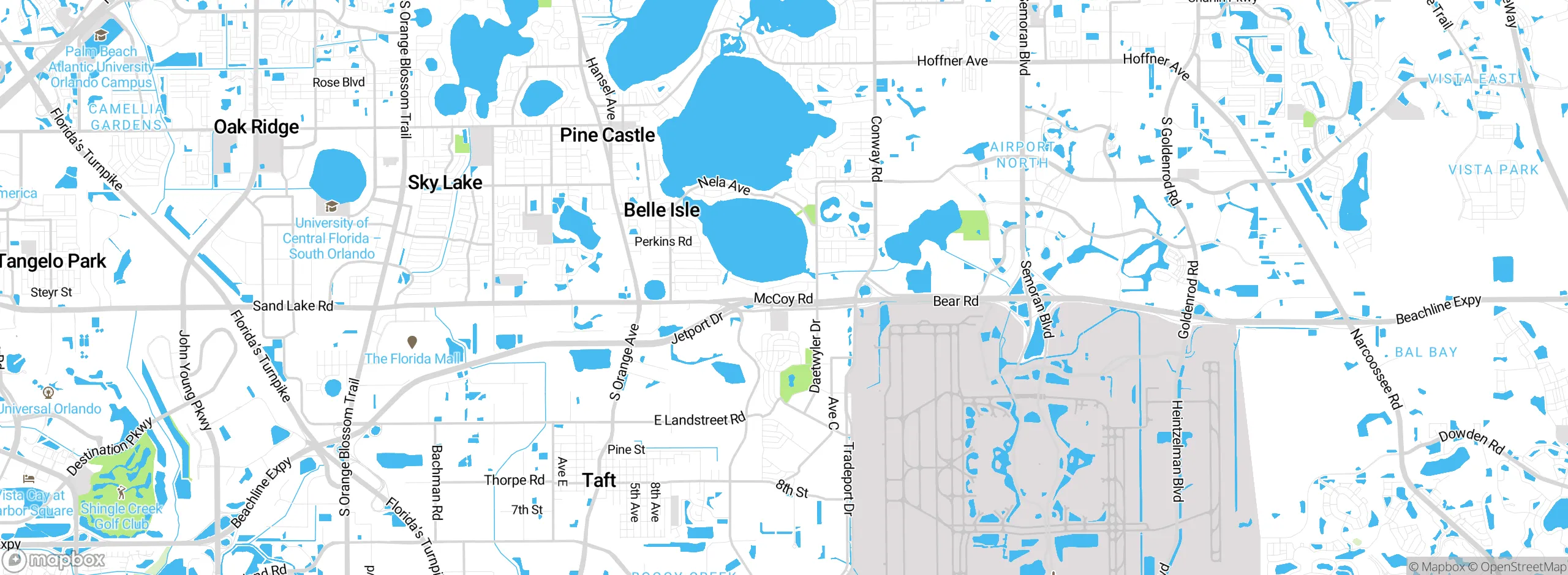 Map showing approximate location