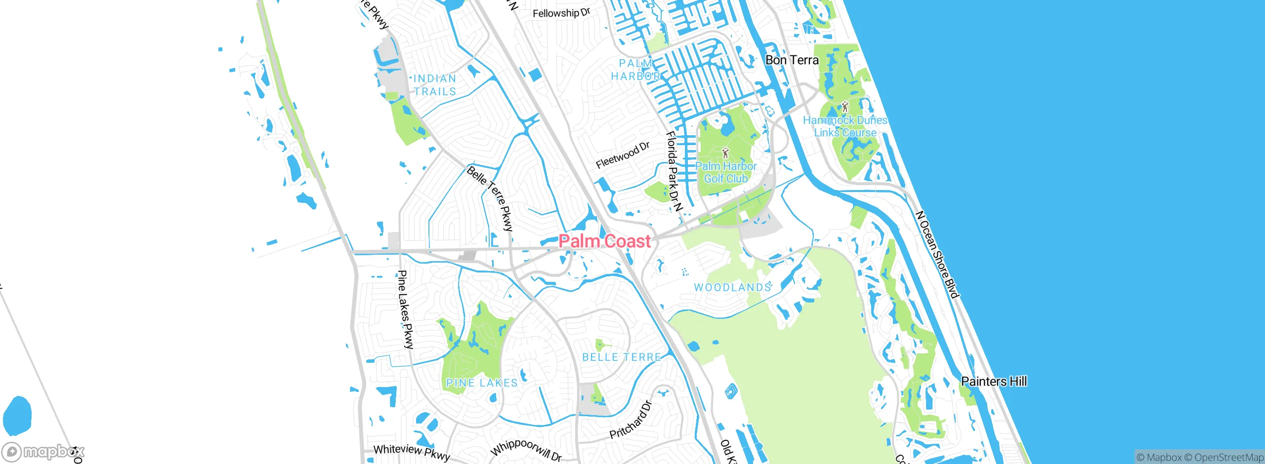 Map showing approximate location