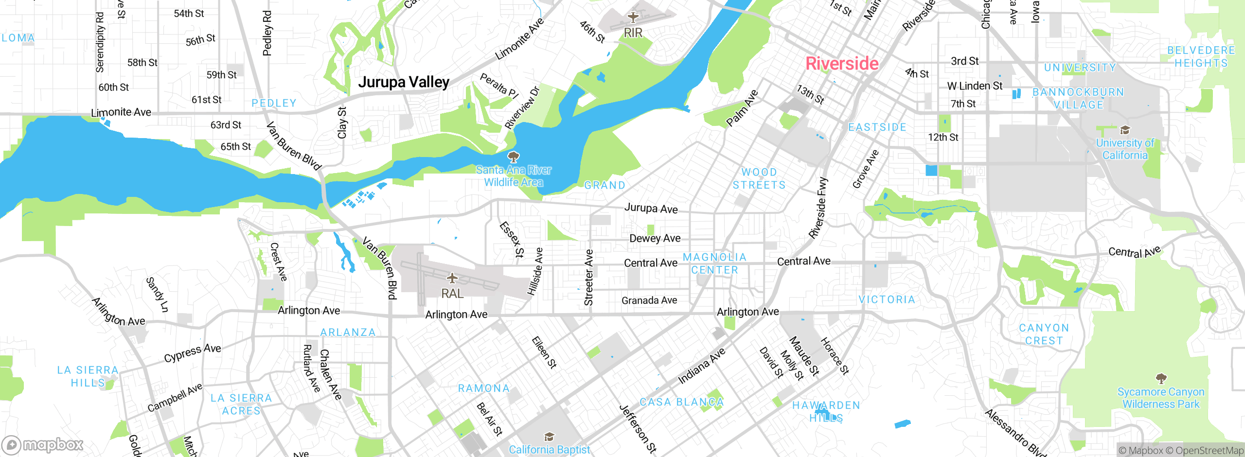 Map showing approximate location