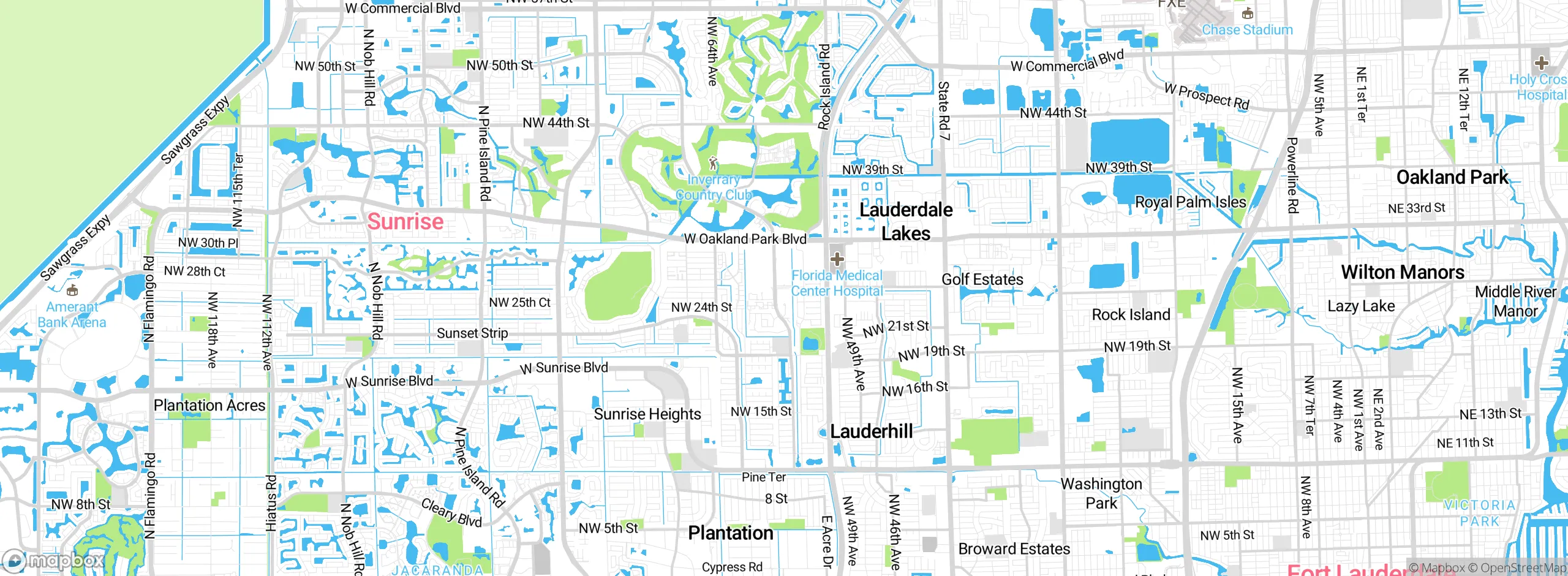 Map showing approximate location