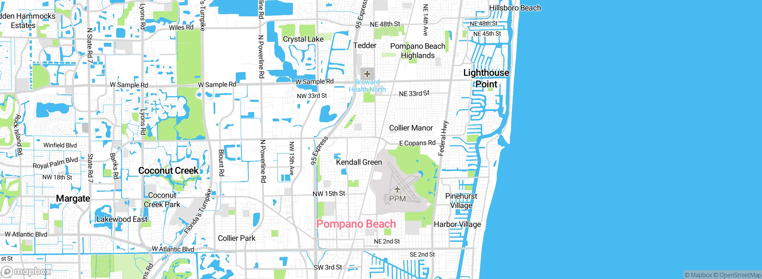 Map showing approximate location