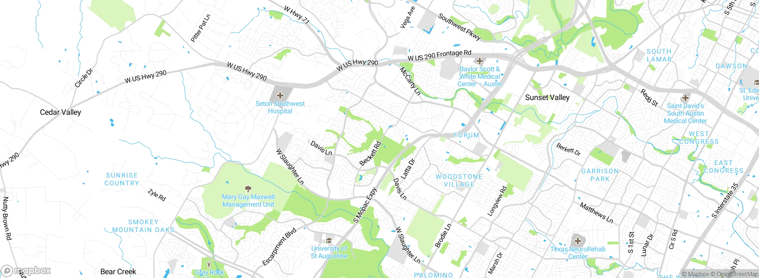 Map showing approximate location