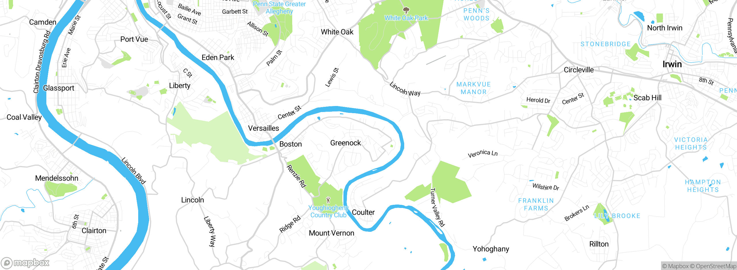 Map showing approximate location