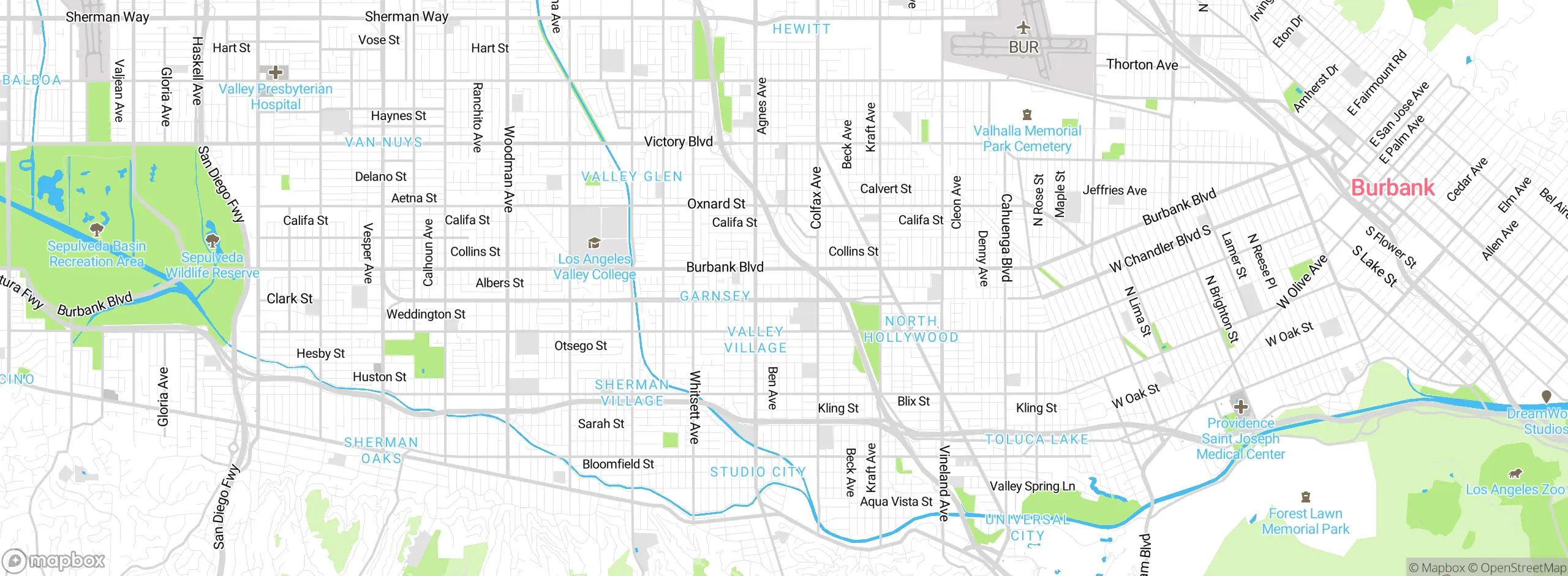 Map showing approximate location