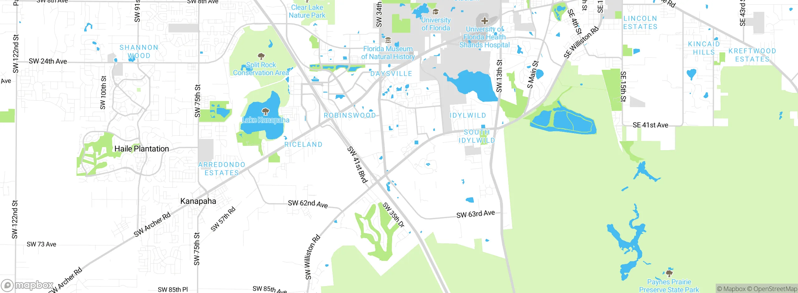 Map showing approximate location