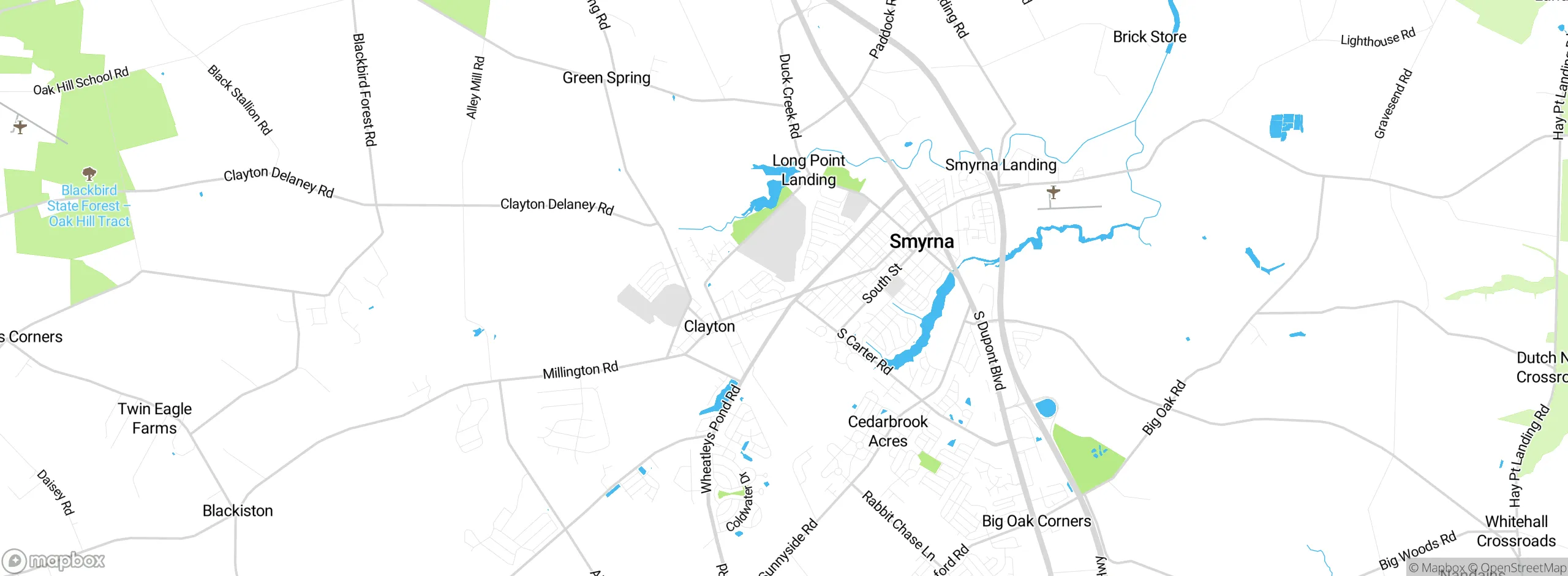 Map showing approximate location