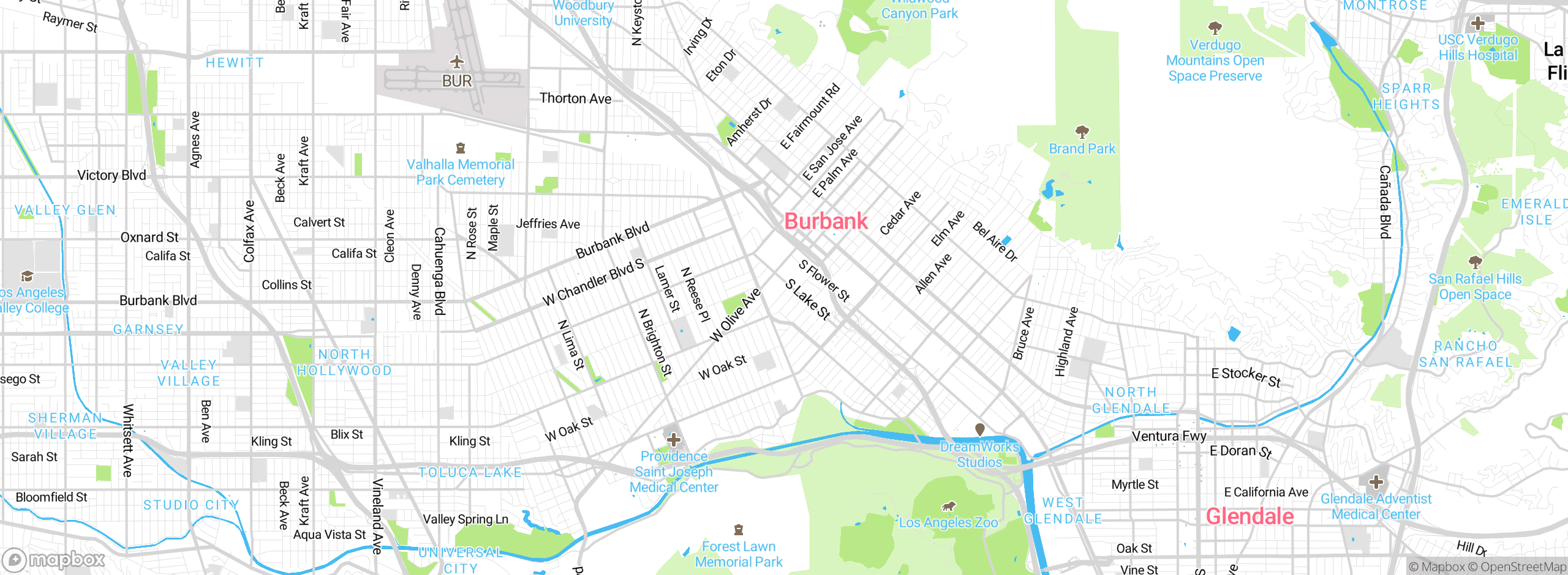 Map showing approximate location