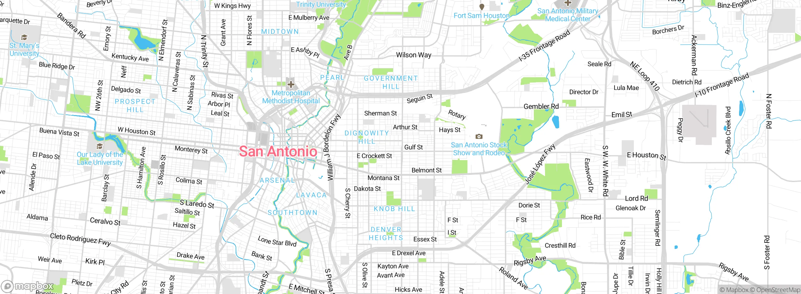 Map showing approximate location