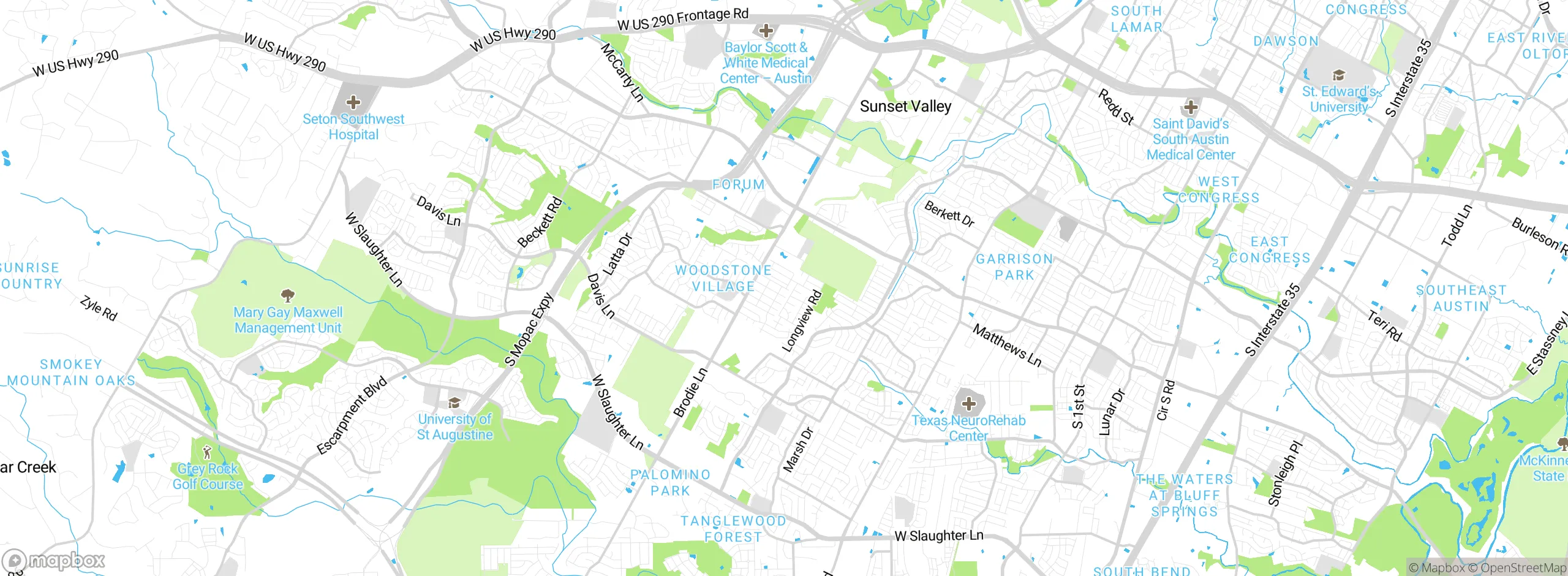 Map showing approximate location