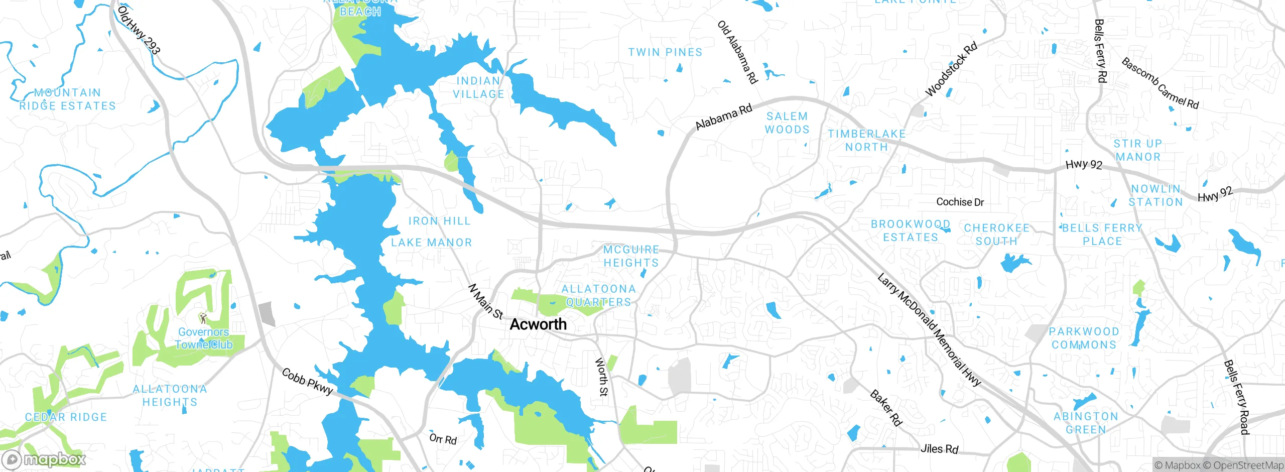 Map showing approximate location
