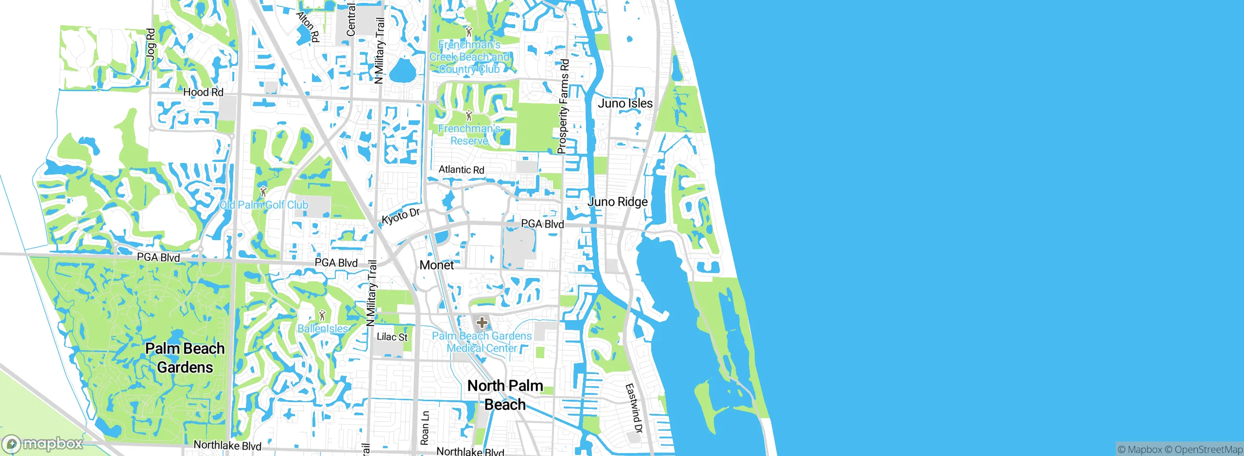 Map showing approximate location