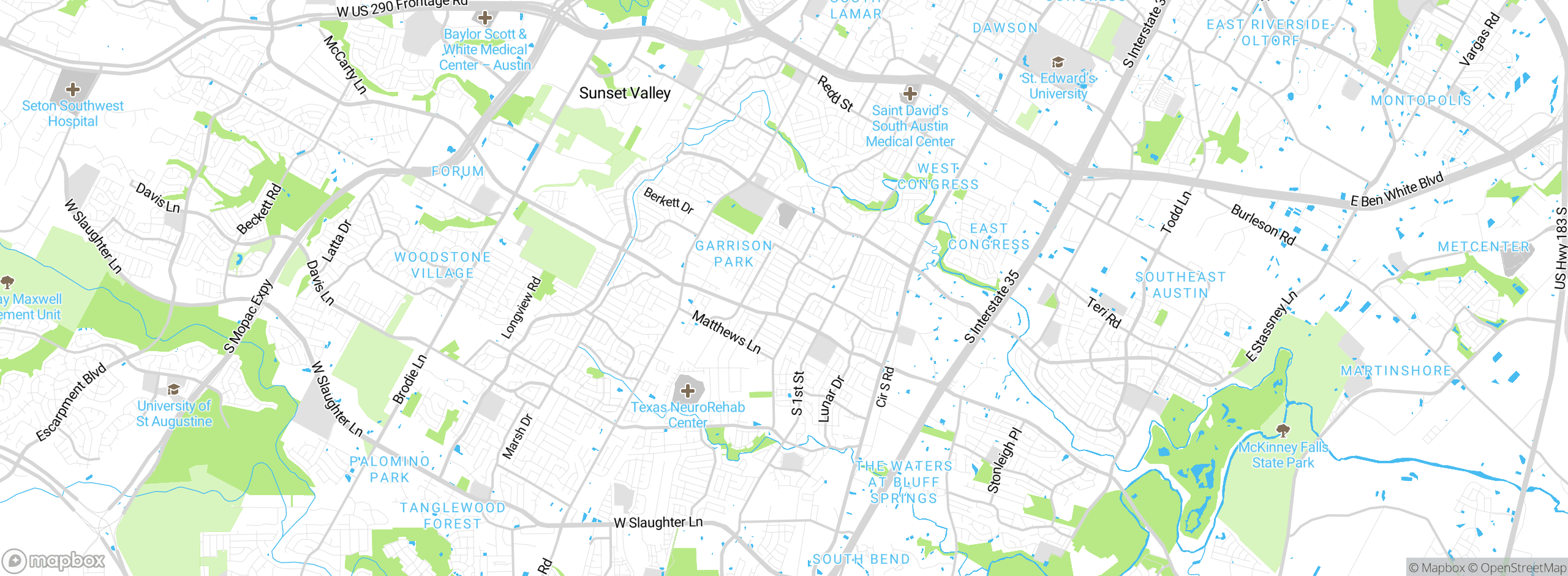 Map showing approximate location