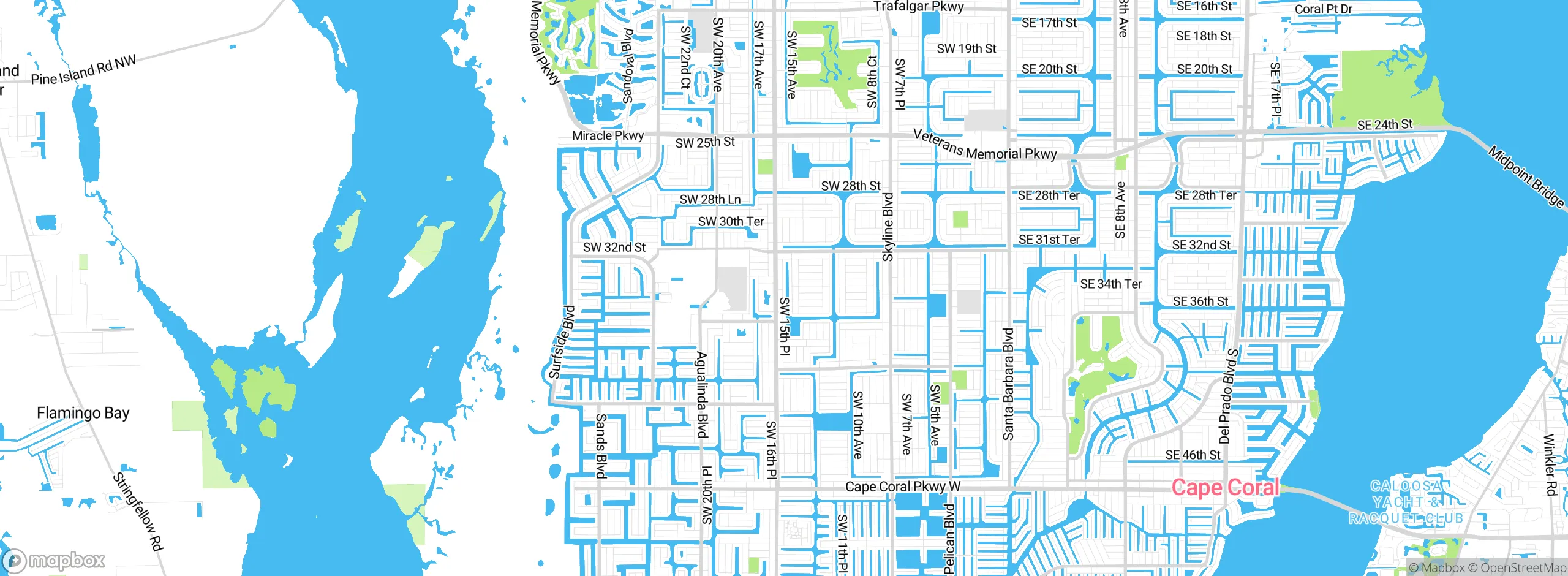 Map showing approximate location