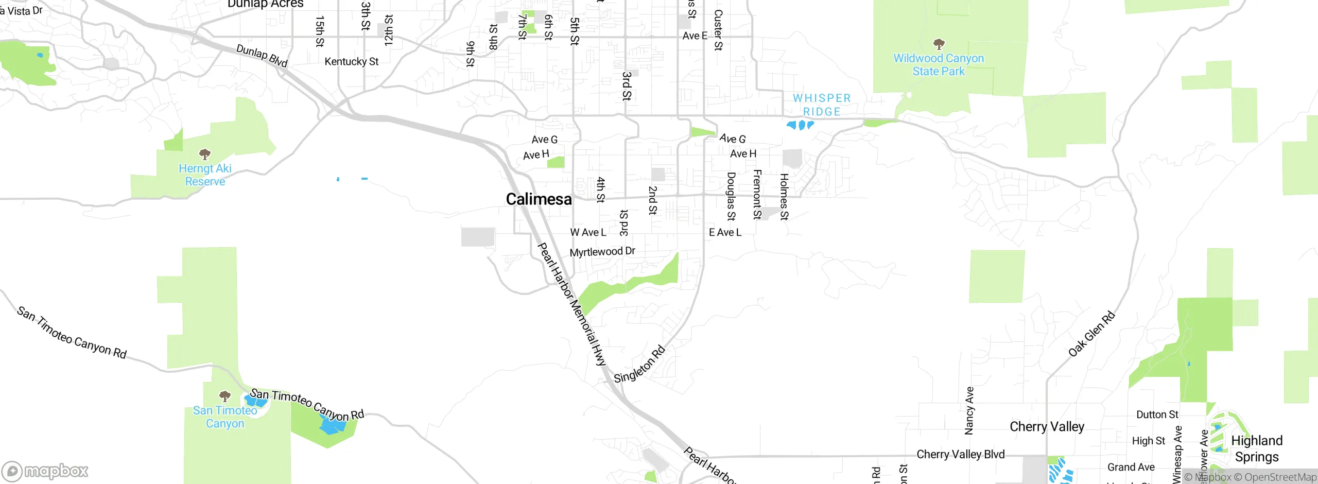 Map showing approximate location