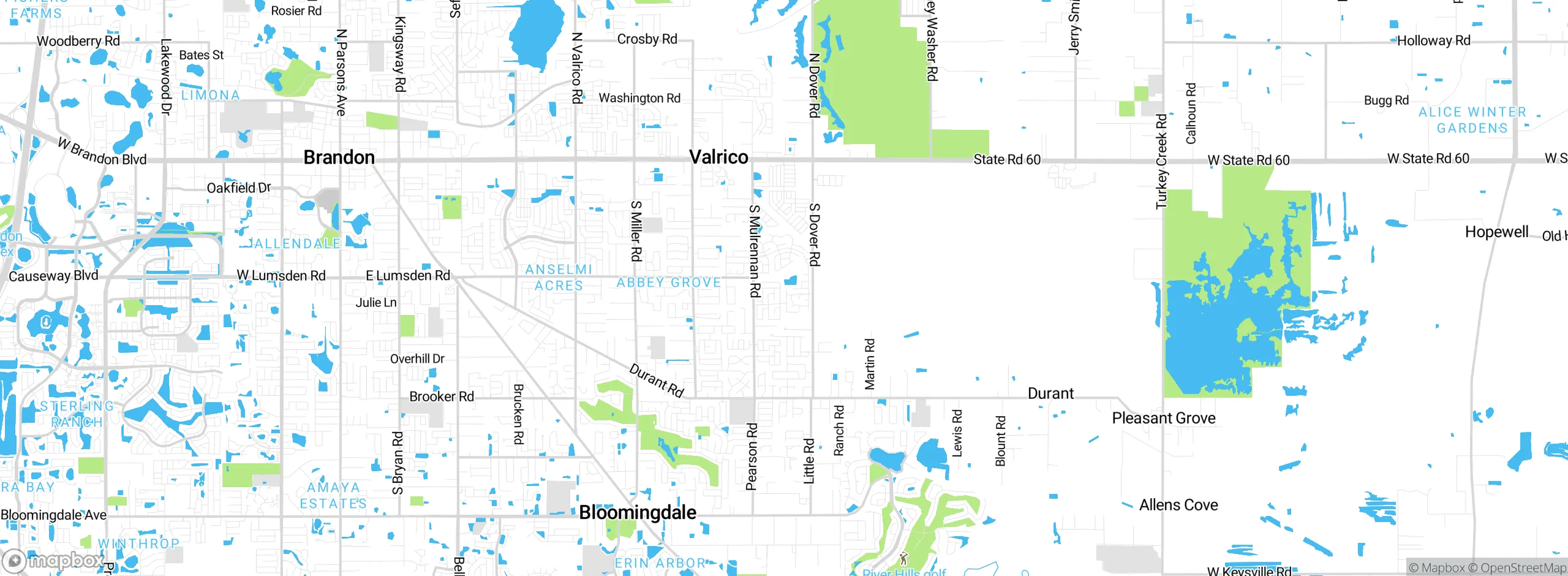 Map showing approximate location
