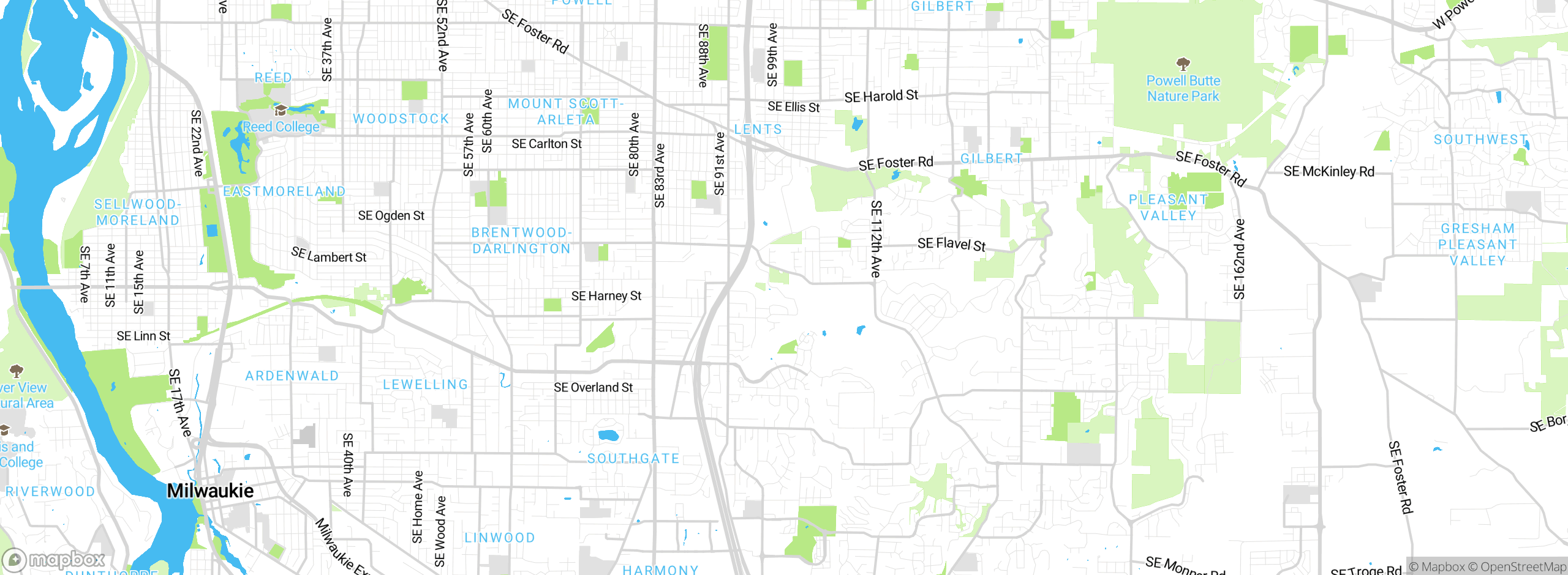 Map showing approximate location