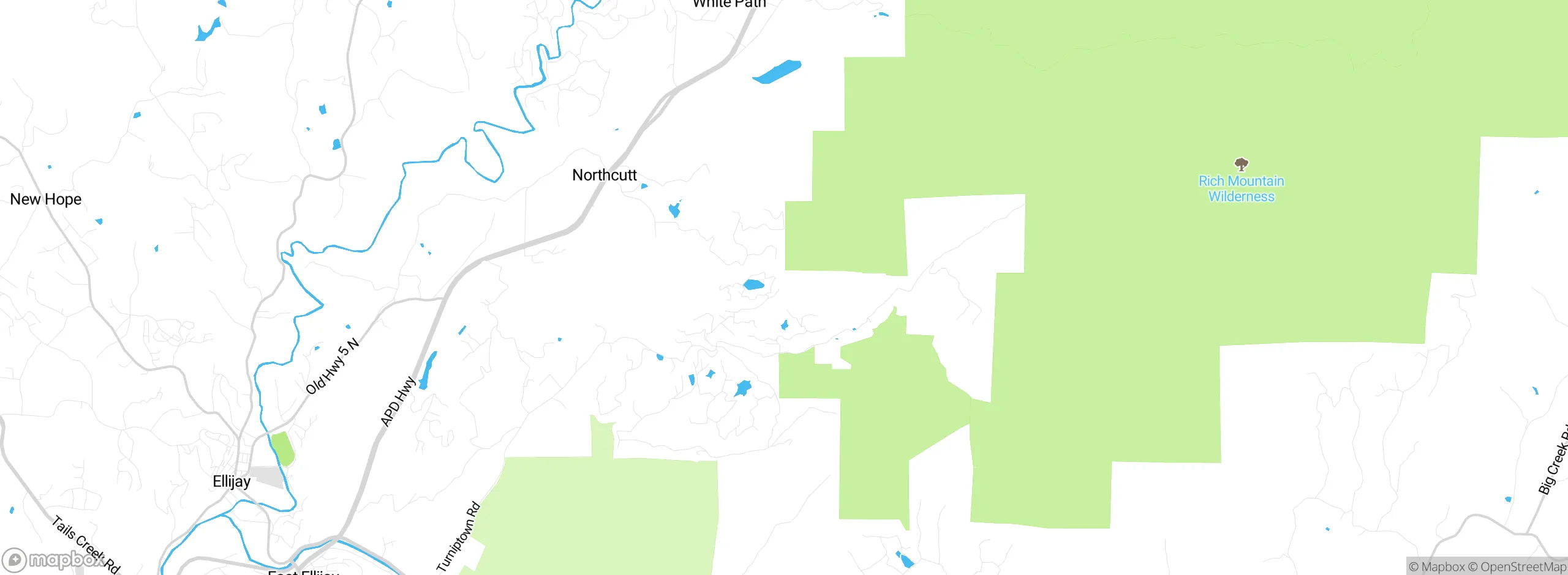 Map showing approximate location