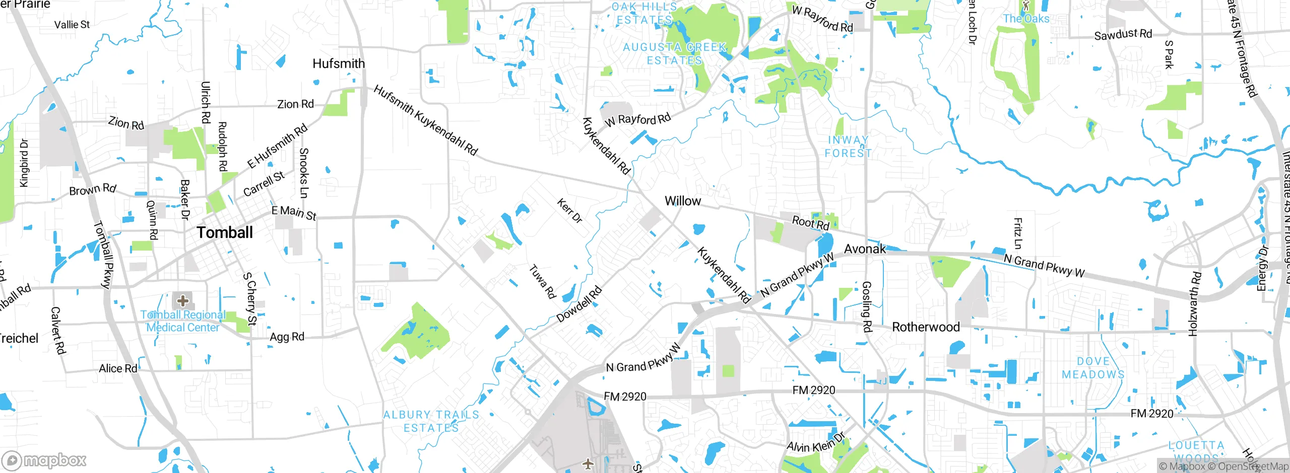 Map showing approximate location