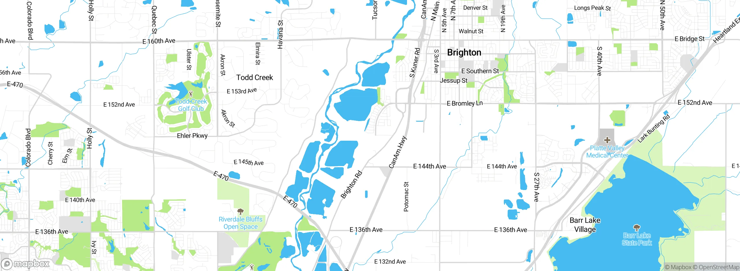 Map showing approximate location