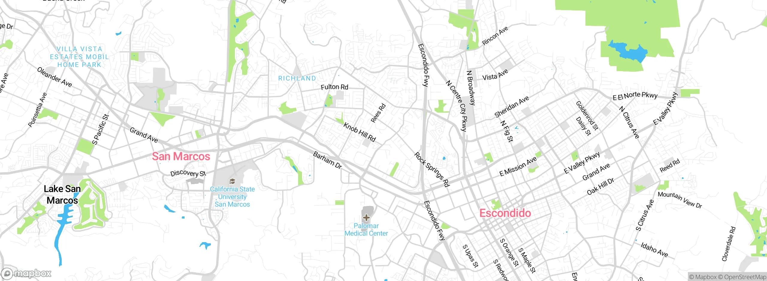Map showing approximate location