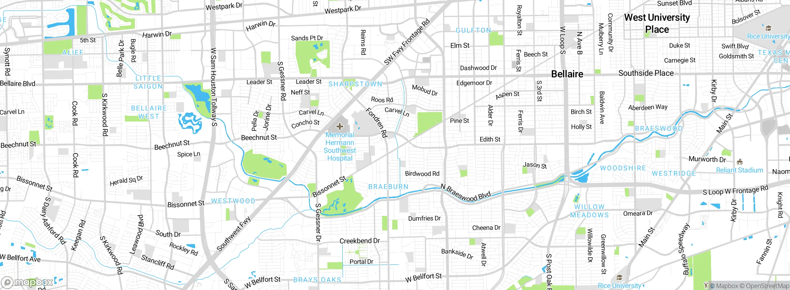 Map showing approximate location