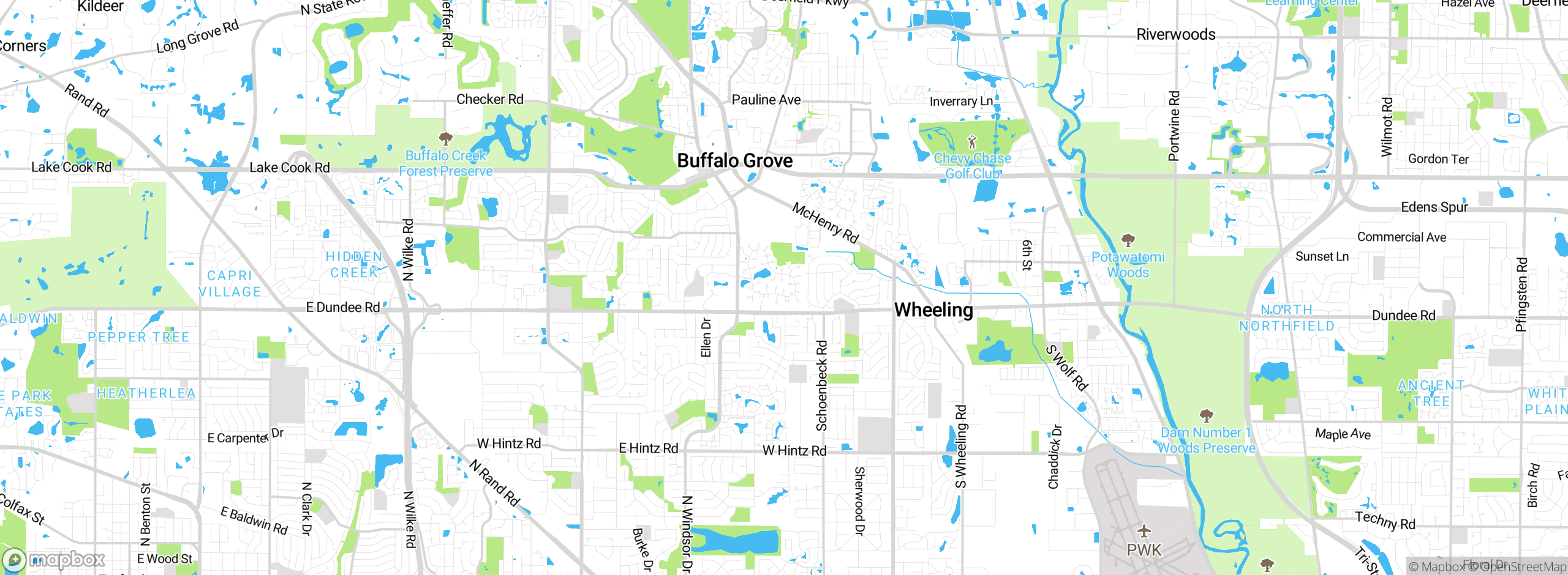 Map showing approximate location