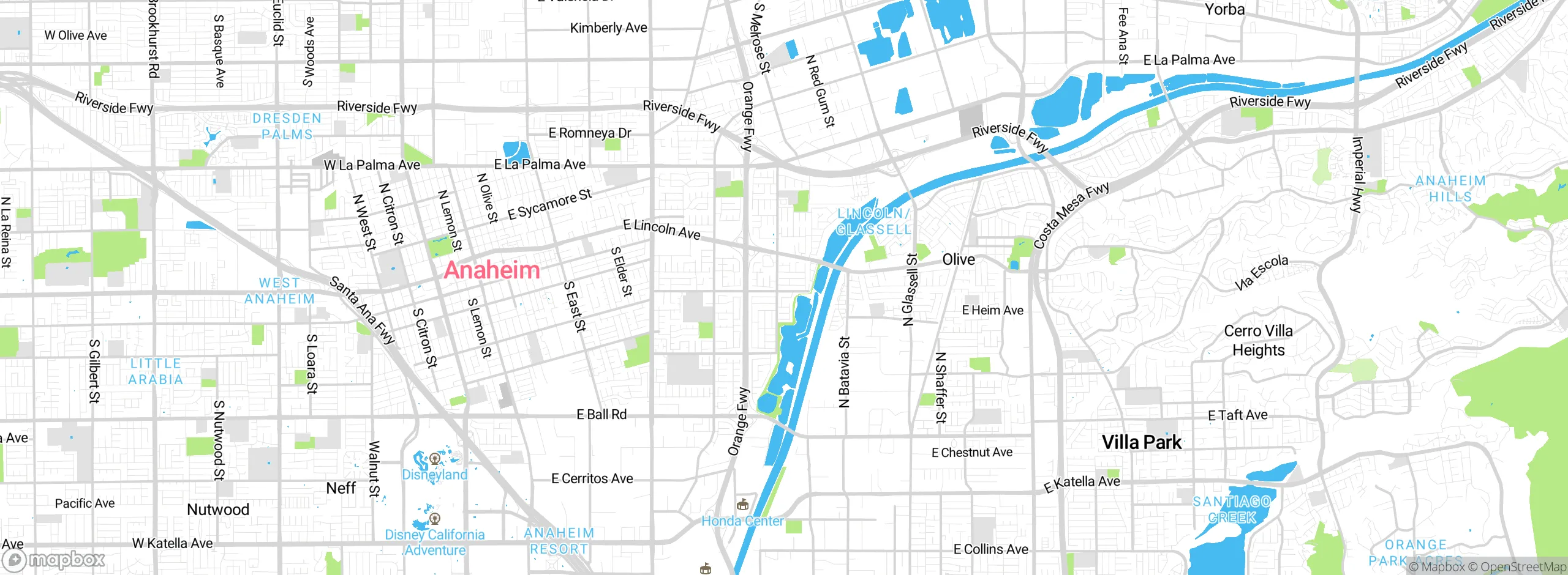 Map showing approximate location