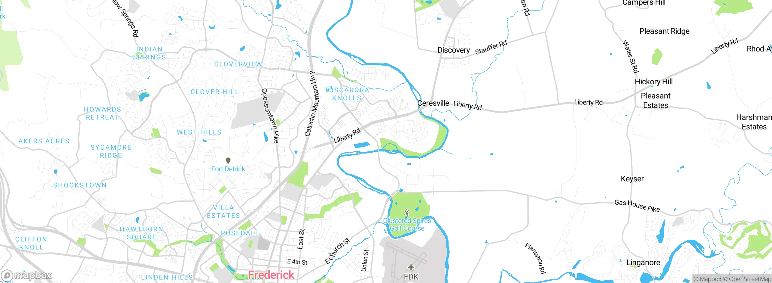 Map showing approximate location