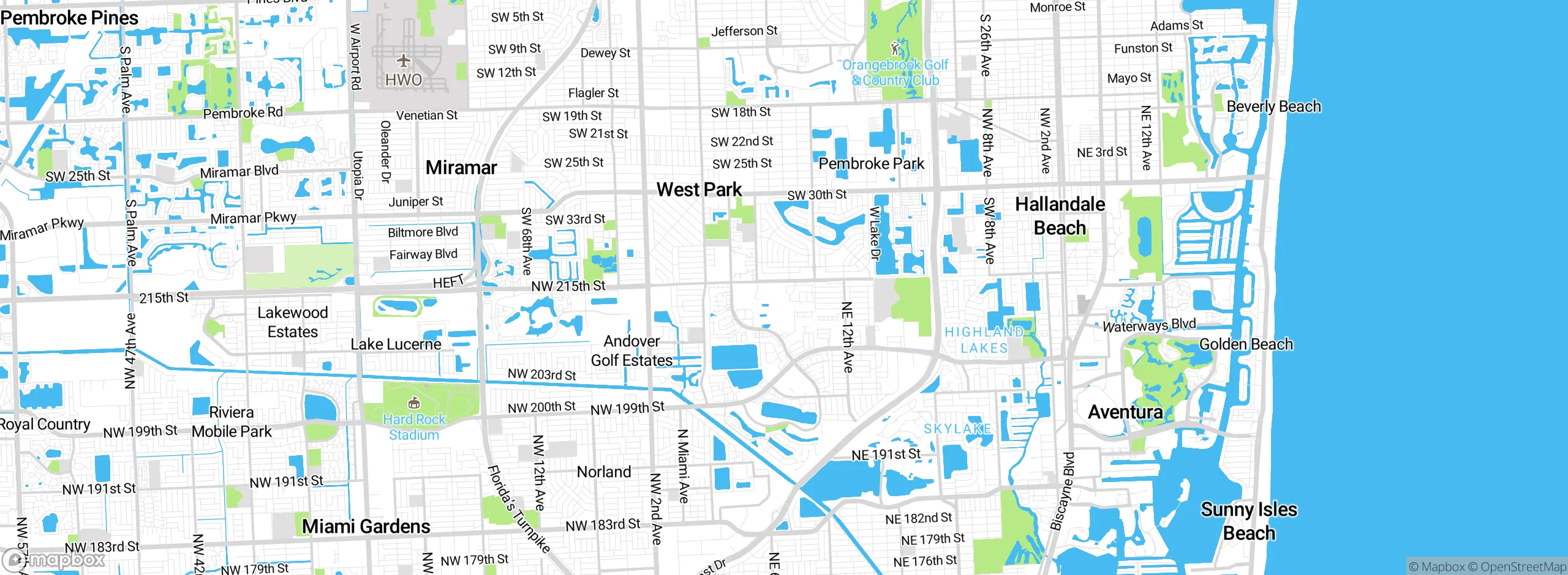 Map showing approximate location