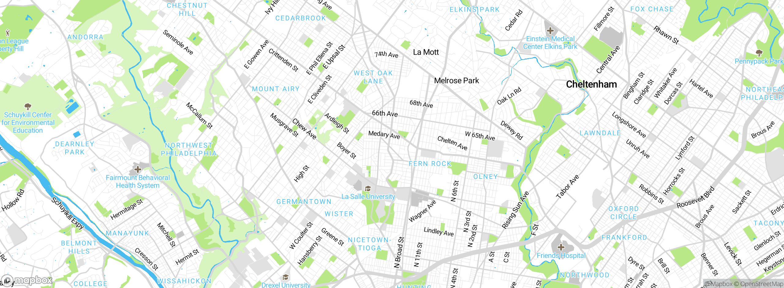 Map showing approximate location