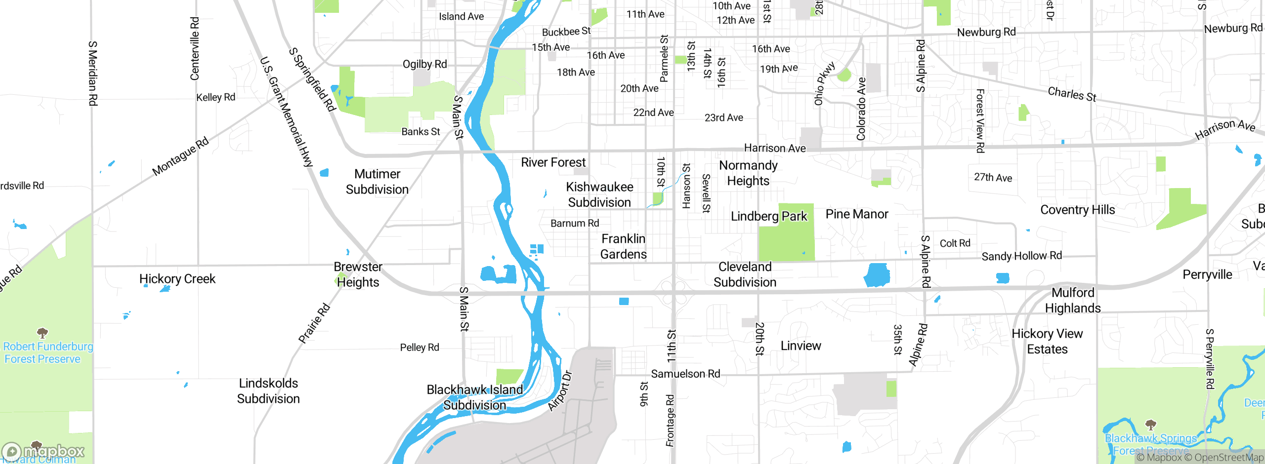 Map showing approximate location