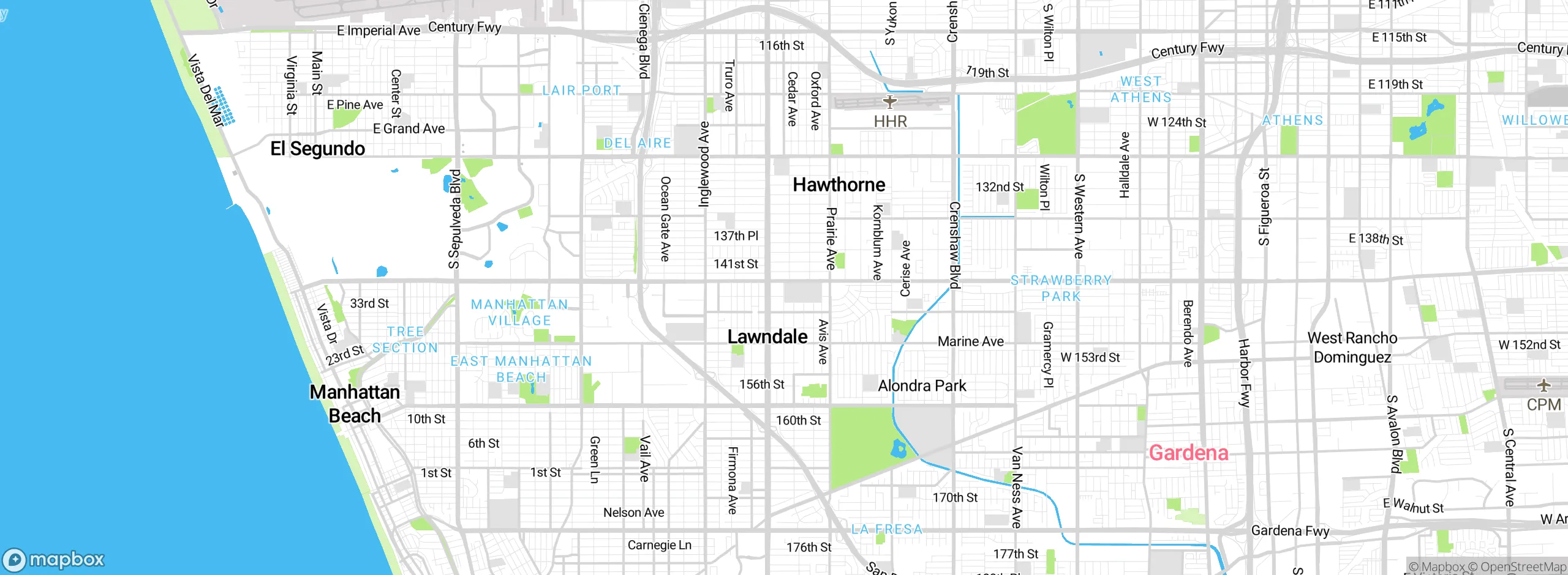 Map showing approximate location
