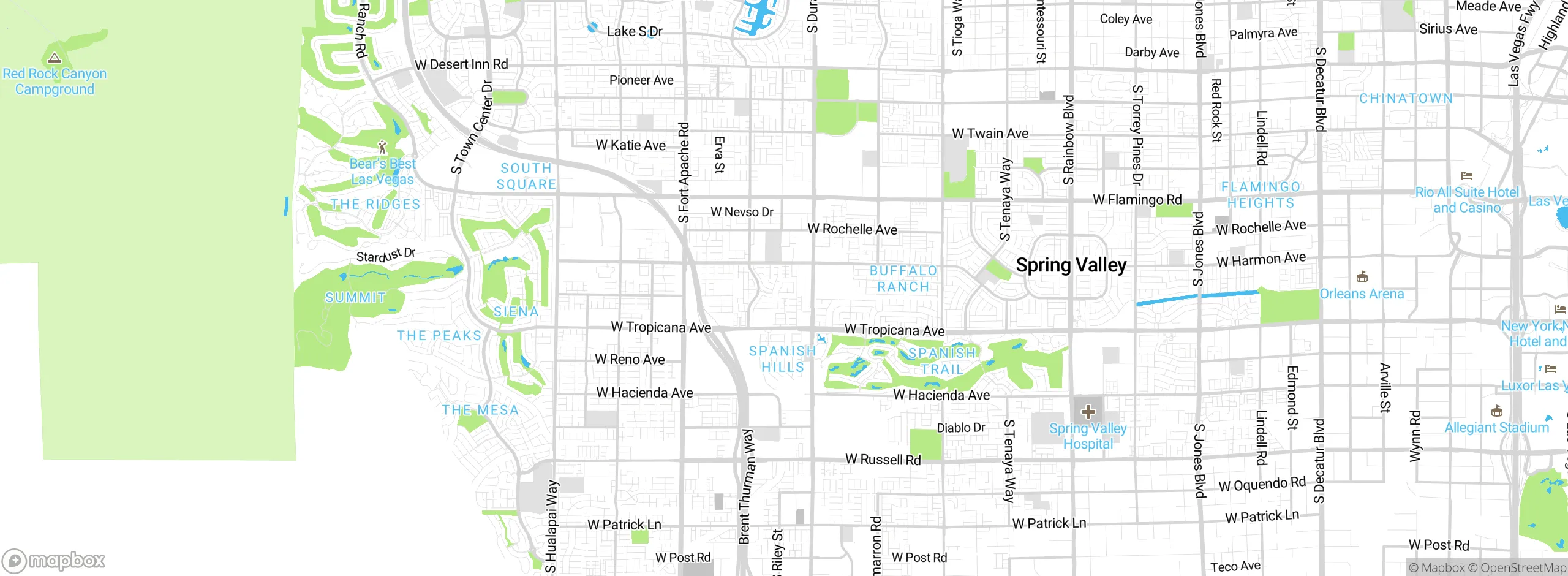 Map showing approximate location