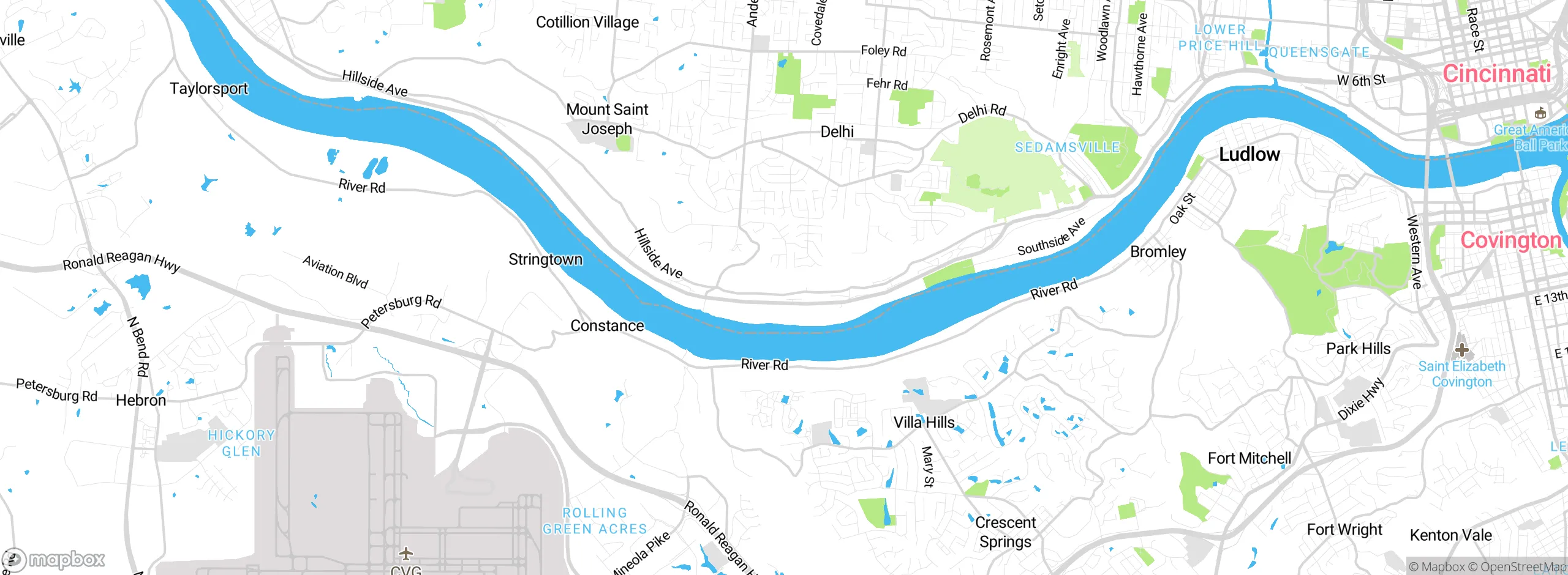Map showing approximate location