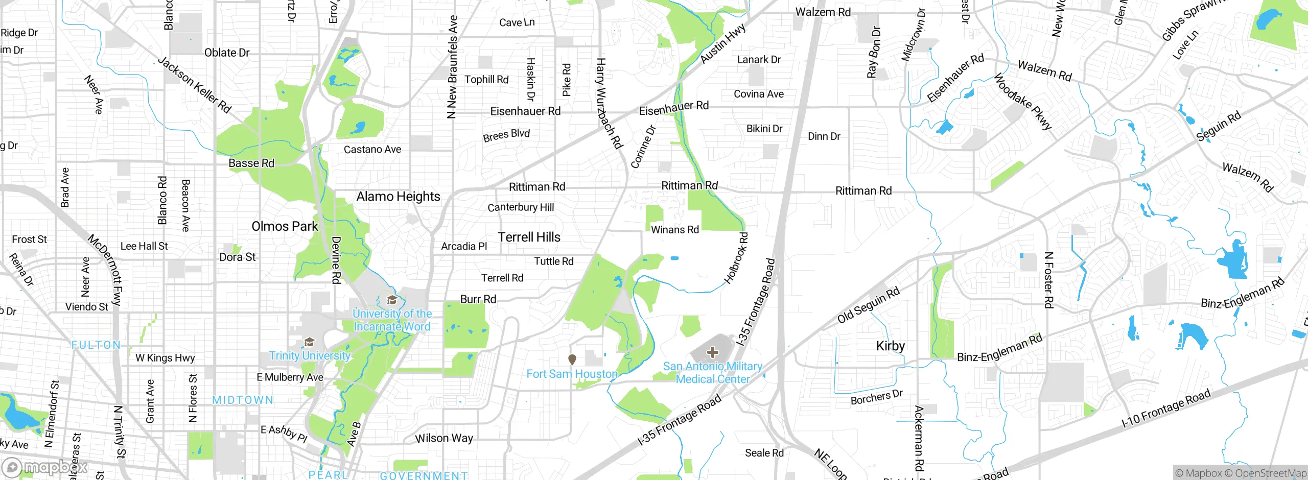 Map showing approximate location