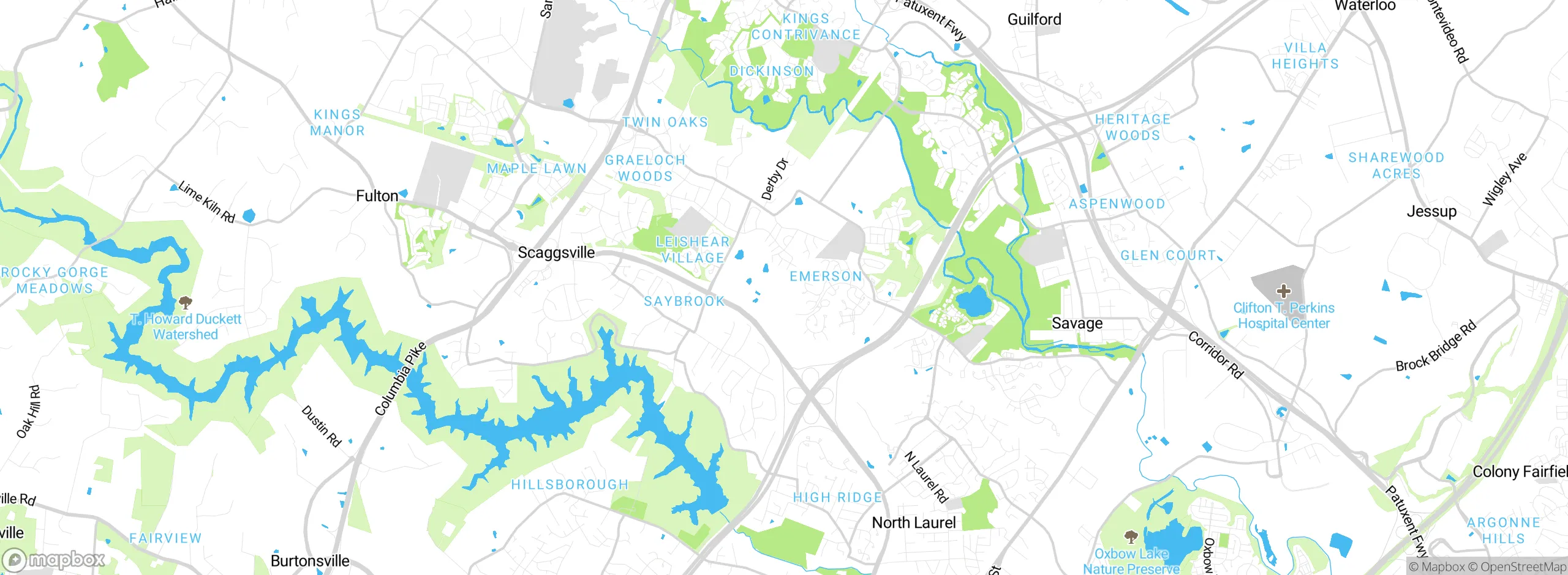 Map showing approximate location