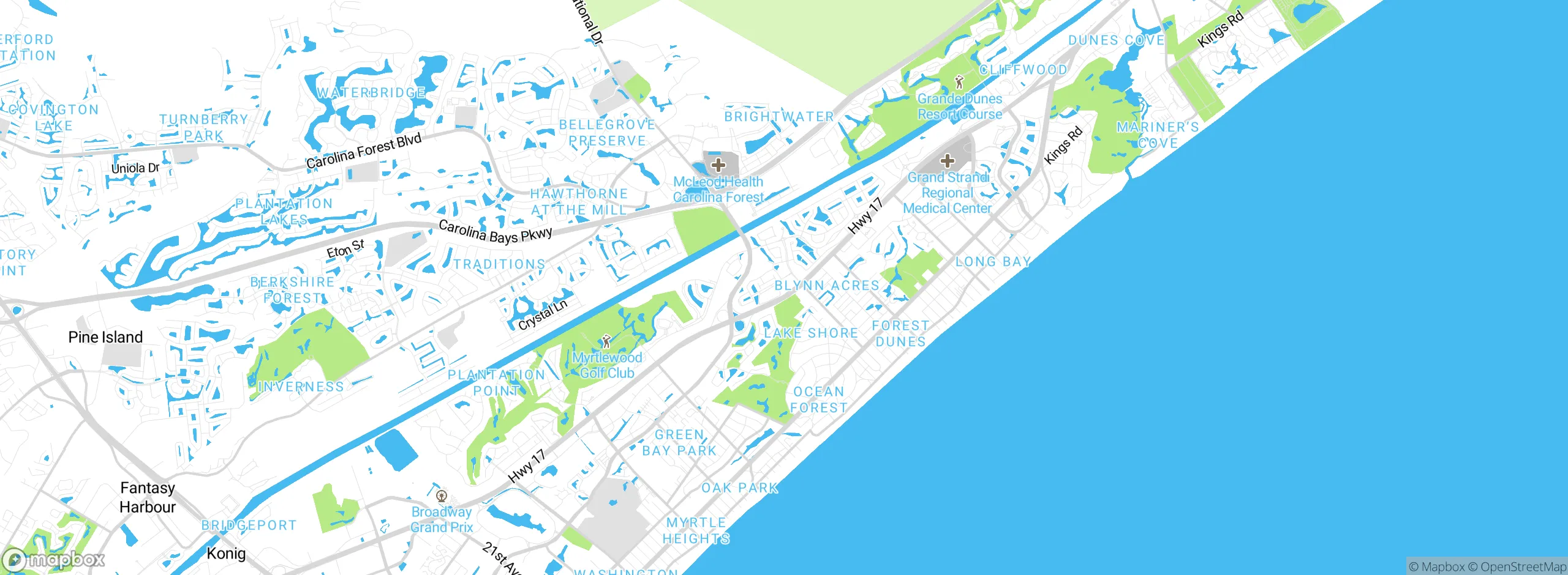 Map showing approximate location
