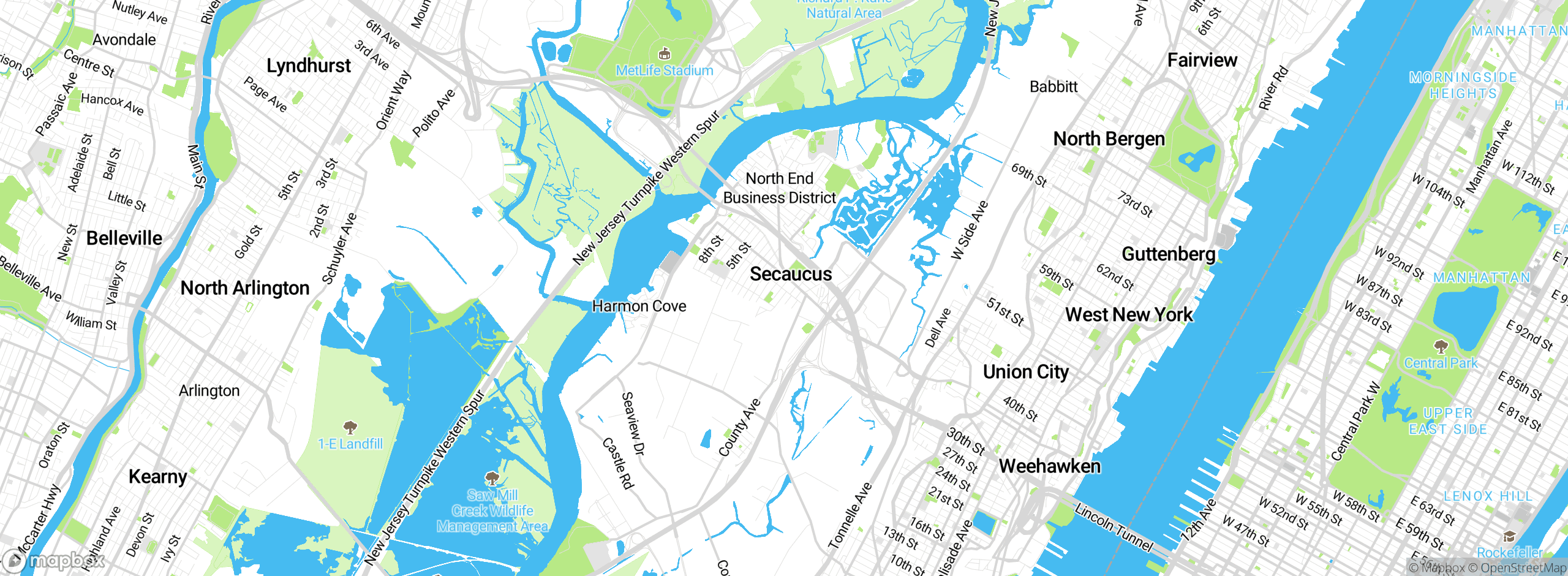 Map showing approximate location